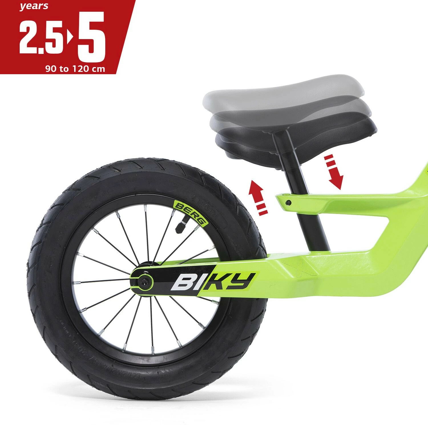 BERG TOYS Biky City Balancecykel Børn, Grøn 11 BERG TOYS Biky City Balancecykel Børn, Grøn - Billede 9