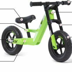 BERG TOYS Biky Mini Balance Bike Kids, Grøn -Vitus Salg berg toys biky mini balance bike kids green 7 1