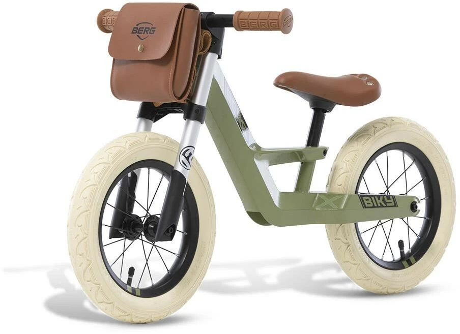 BERG TOYS Biky Retro Balancecykel Børn, Oliven 6 BERG TOYS Biky Retro Balancecykel Børn, Oliven - Billede 4