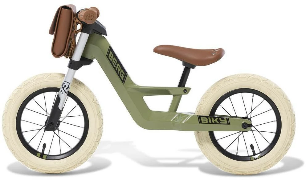 BERG TOYS Biky Retro Balancecykel Børn, Oliven 7 BERG TOYS Biky Retro Balancecykel Børn, Oliven - Billede 5