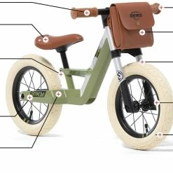 BERG TOYS Biky Retro Balancecykel Børn, Pink -Vitus Salg berg toys biky retro balance bike kids green 7 1