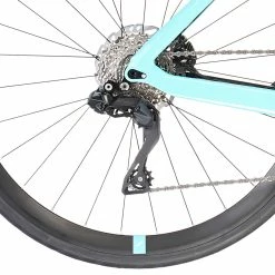 Bianchi Aria Aero 105 Di2 Disc, Turkis -Vitus Salg bianchi aria aero 105 di2 disc celeste black full glossy 7