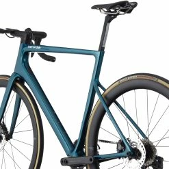 Cannondale SuperSix EVO Hi-MOD Disc Ultegra Di2, Petroleumsgrøn -Vitus Salg cannondale supersix evo hi mod disc ultegra di2 deep teal 3