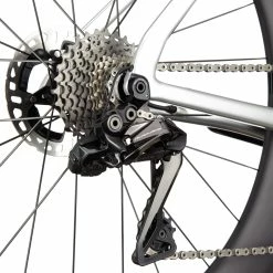 Cannondale SystemSix Hi-MOD Dura-Ace Di2, Sølv/rød 14 Cannondale SystemSix Hi-MOD Dura-Ace Di2, Sølv/rød -Vitus Salg cannondale systemsix hi mod dura ace di2 mercury 6