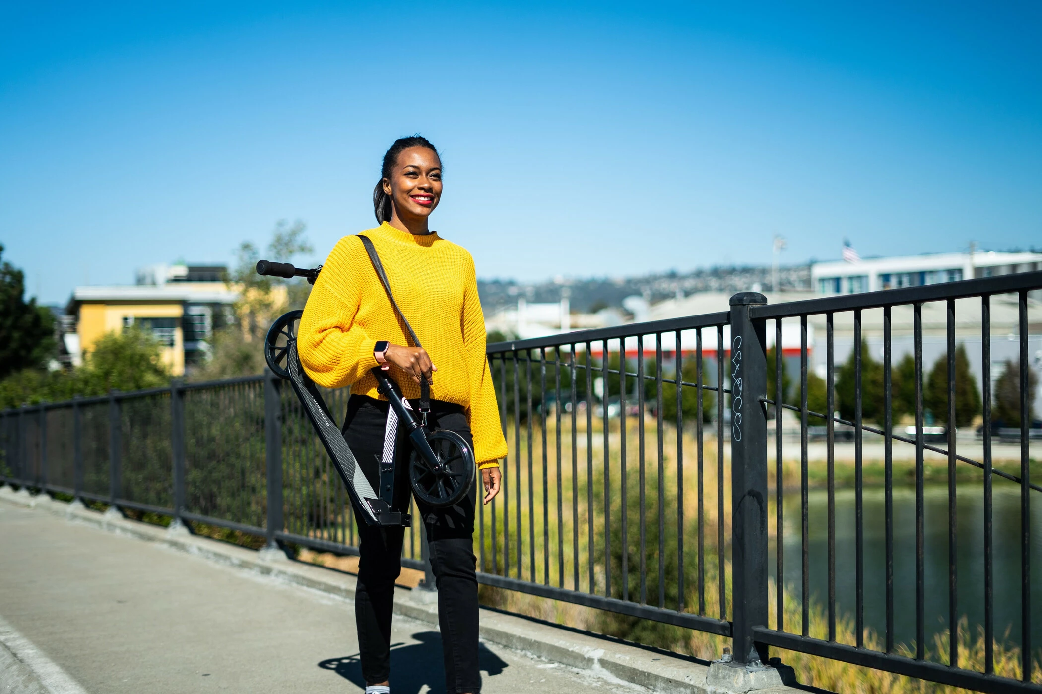 CityGlide C200 Løbehjul, Blå 8 CityGlide C200 Løbehjul, Blå - Billede 6