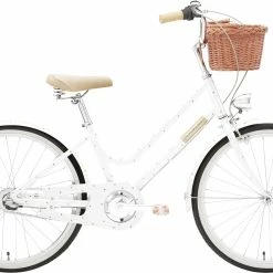 Creme Mini Molly 24" 3-trins Børn, Hvid/guld