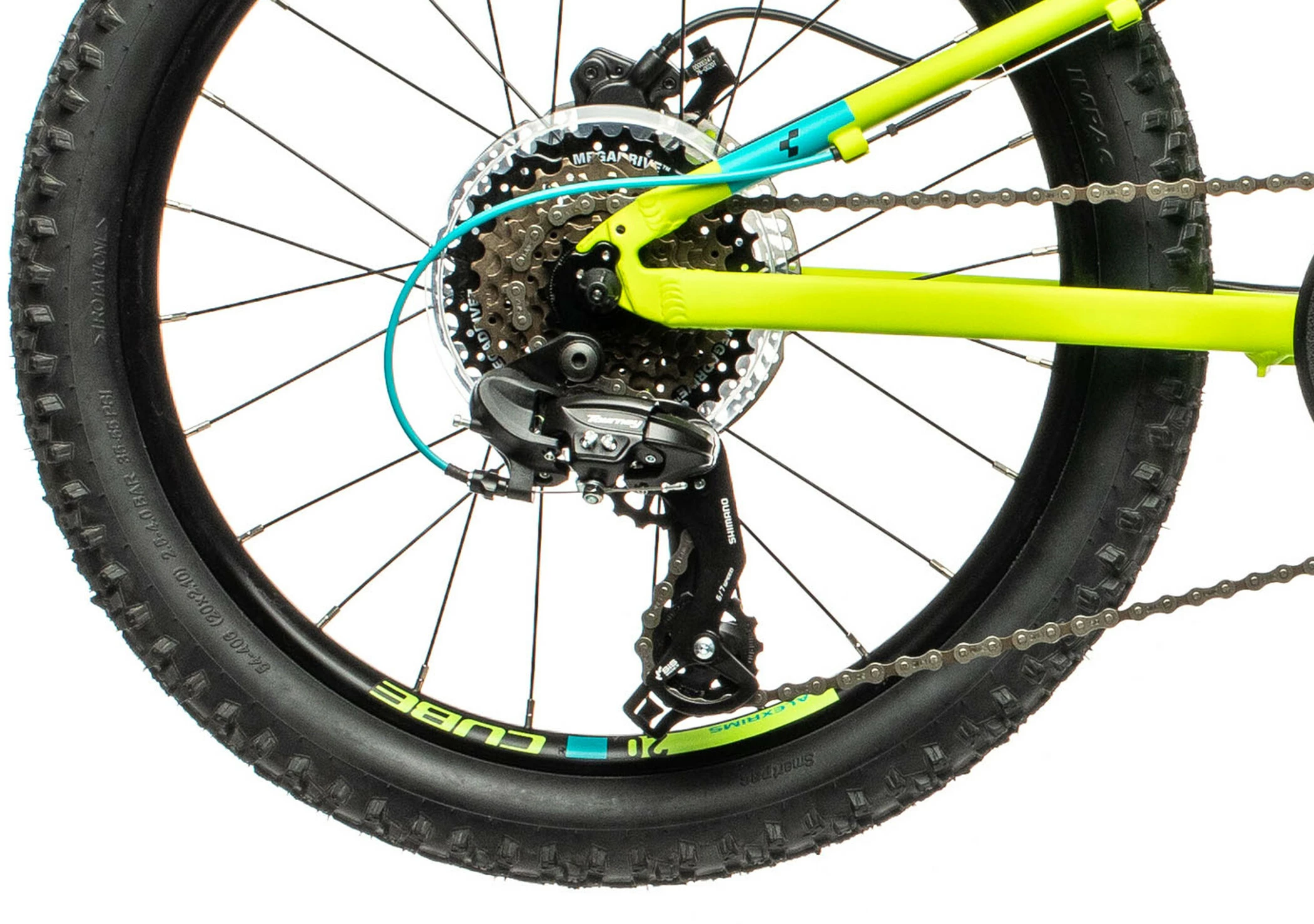 Cube Acid 200 Disc Børn, Blå/grøn 9 Cube Acid 200 Disc Børn, Blå/grøn - Billede 7