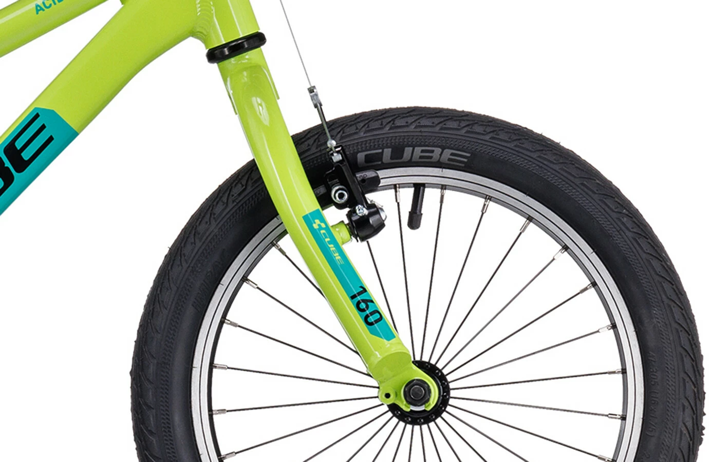 Cube Cubie 160 RT Børn, Grøn/gul 5 Cube Cubie 160 RT Børn, Grøn/gul - Billede 3