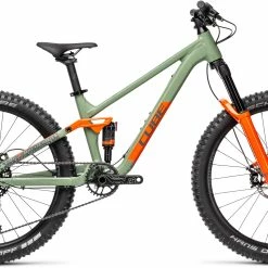 Cube Stereo 240 Pro Børn, Oliven/orange 12 Cube Stereo 240 Pro Børn, Oliven/orange -Vitus Salg cube stereo 240 pro kinder olivenorange 3