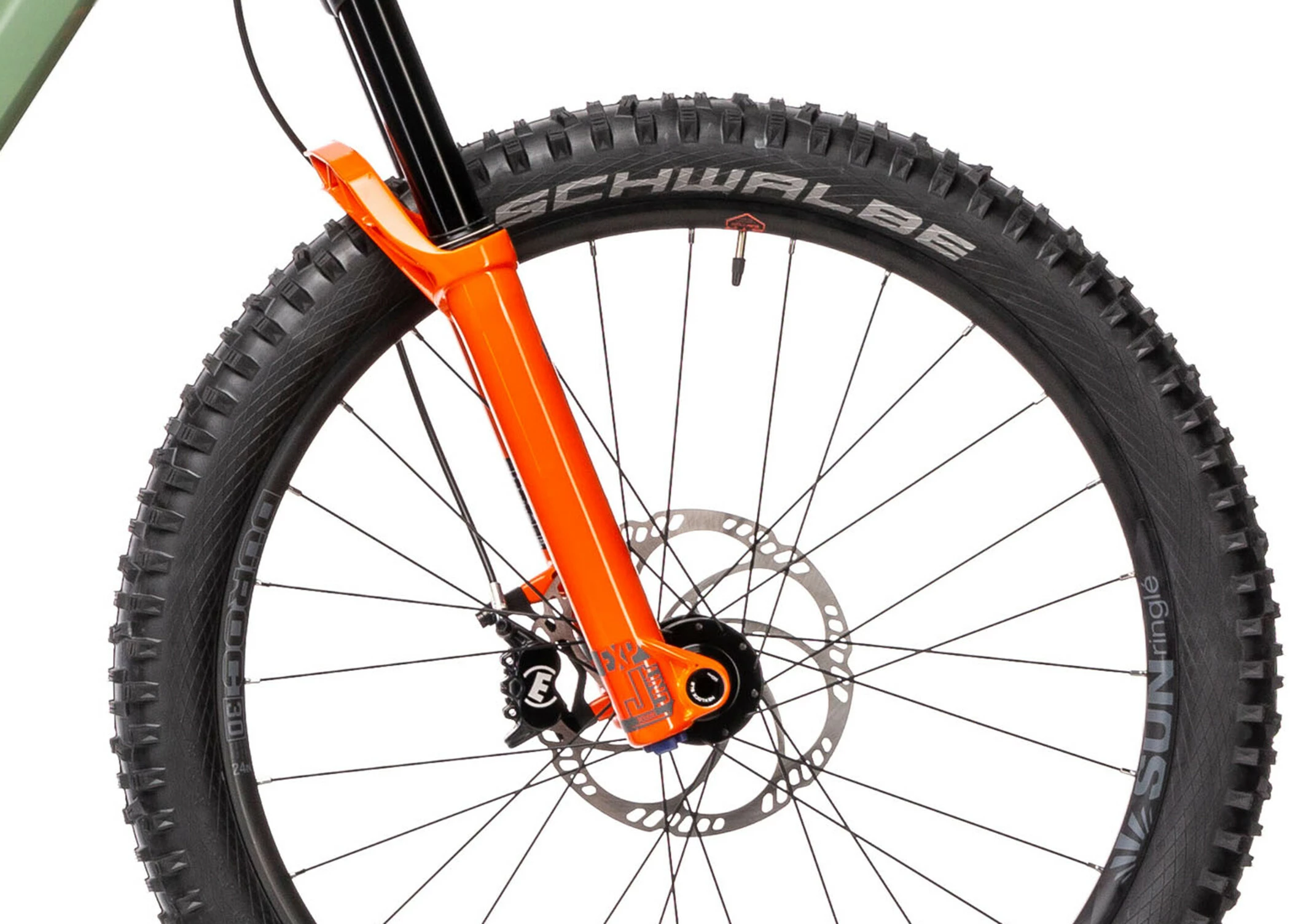 Cube Stereo 240 Pro Børn, Oliven/orange 7 Cube Stereo 240 Pro Børn, Oliven/orange - Billede 5