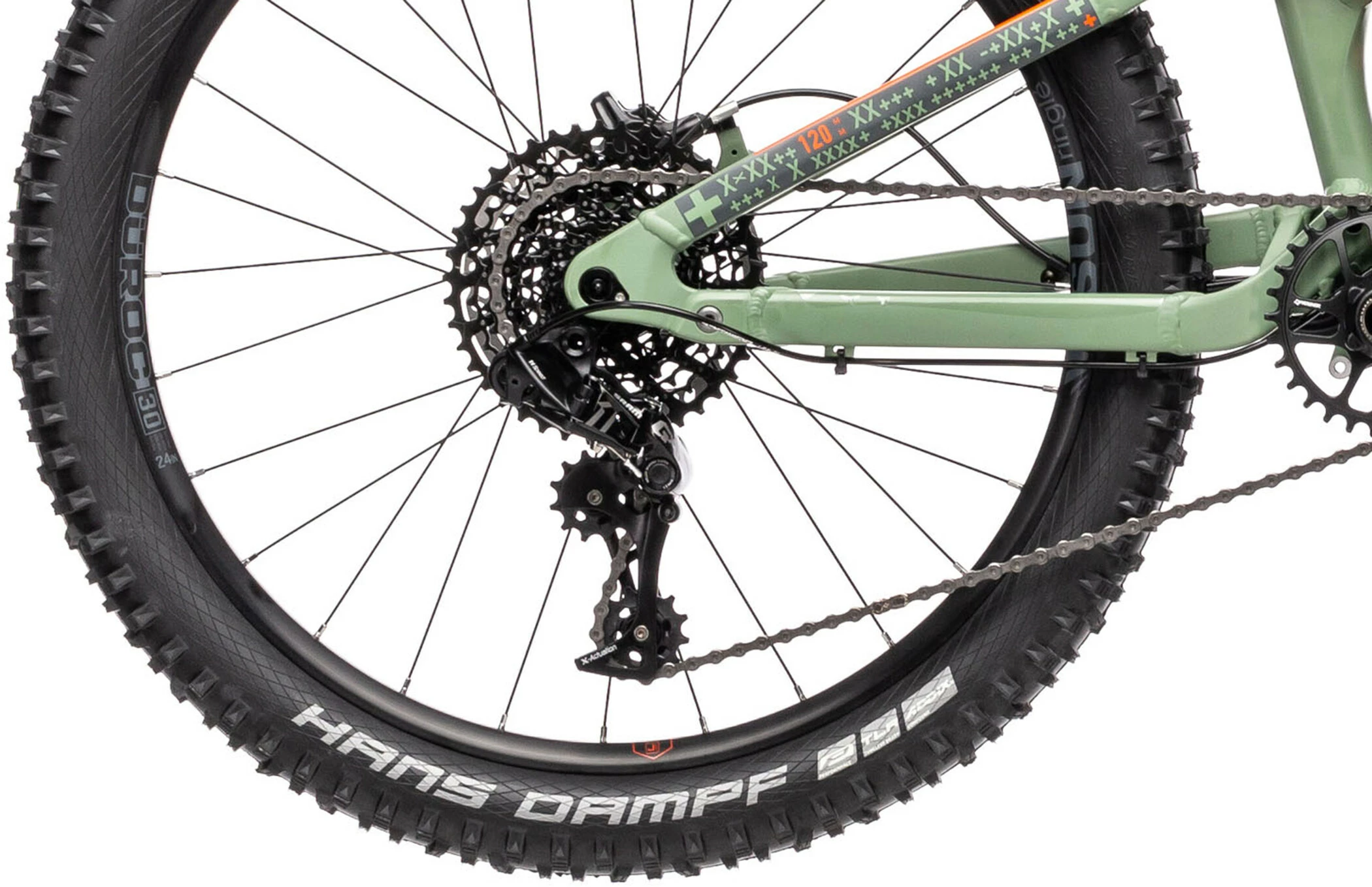 Cube Stereo 240 Pro Børn, Oliven/orange 9 Cube Stereo 240 Pro Børn, Oliven/orange - Billede 7