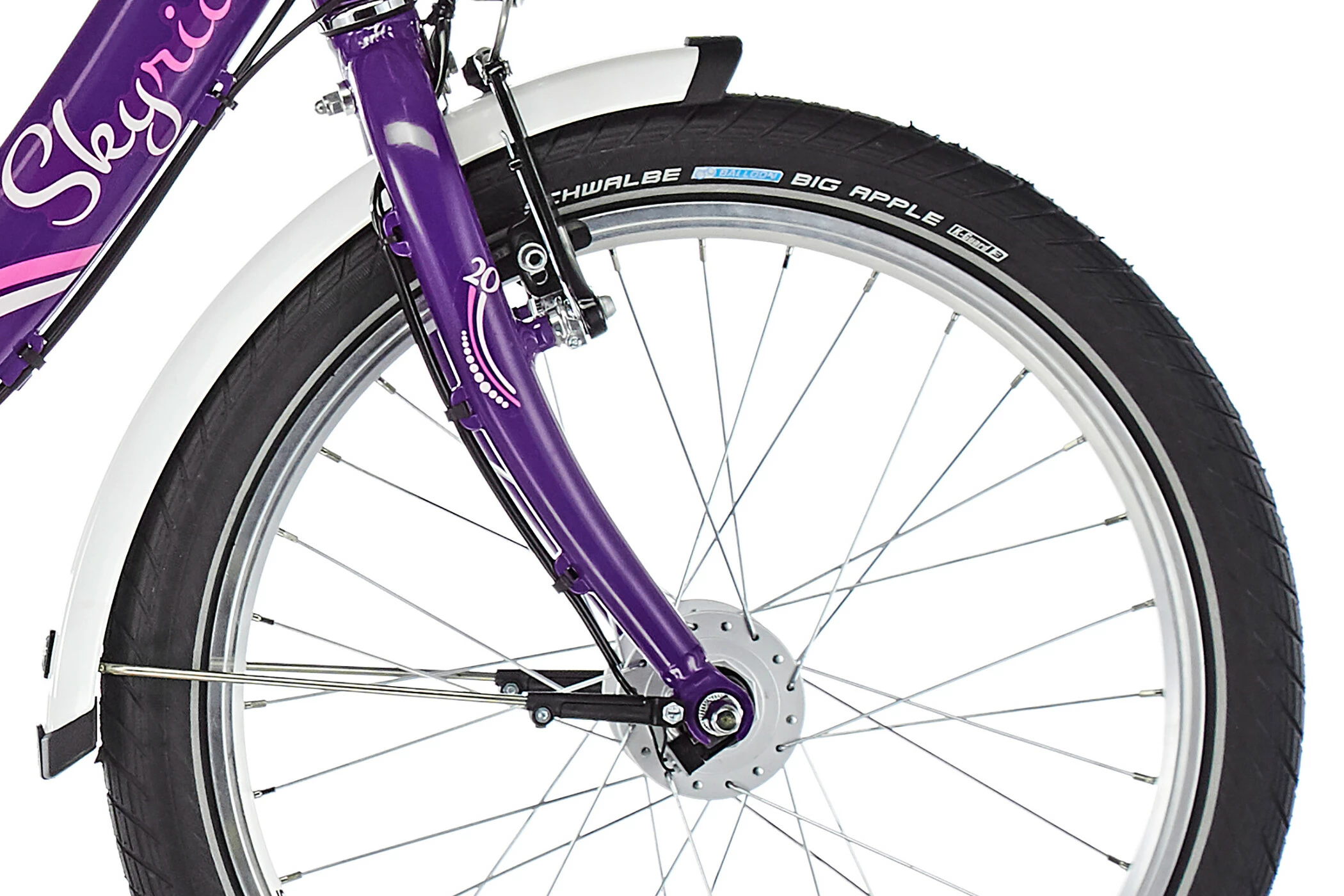Puky Skyride 20-3 Alu Light Børnecykel 20" Børn, Violet/hvid 5 Puky Skyride 20-3 Alu Light Børnecykel 20" Børn, Violet/hvid - Billede 3