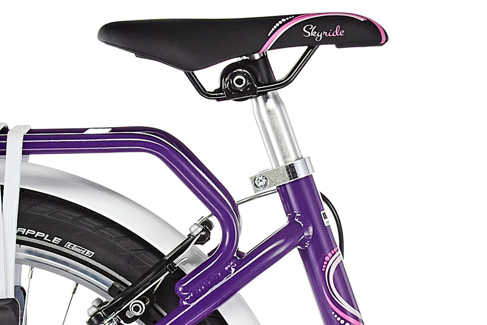 Puky Skyride 20-3 Alu Light Børnecykel 20" Børn, Violet/hvid 8 Puky Skyride 20-3 Alu Light Børnecykel 20" Børn, Violet/hvid - Billede 6