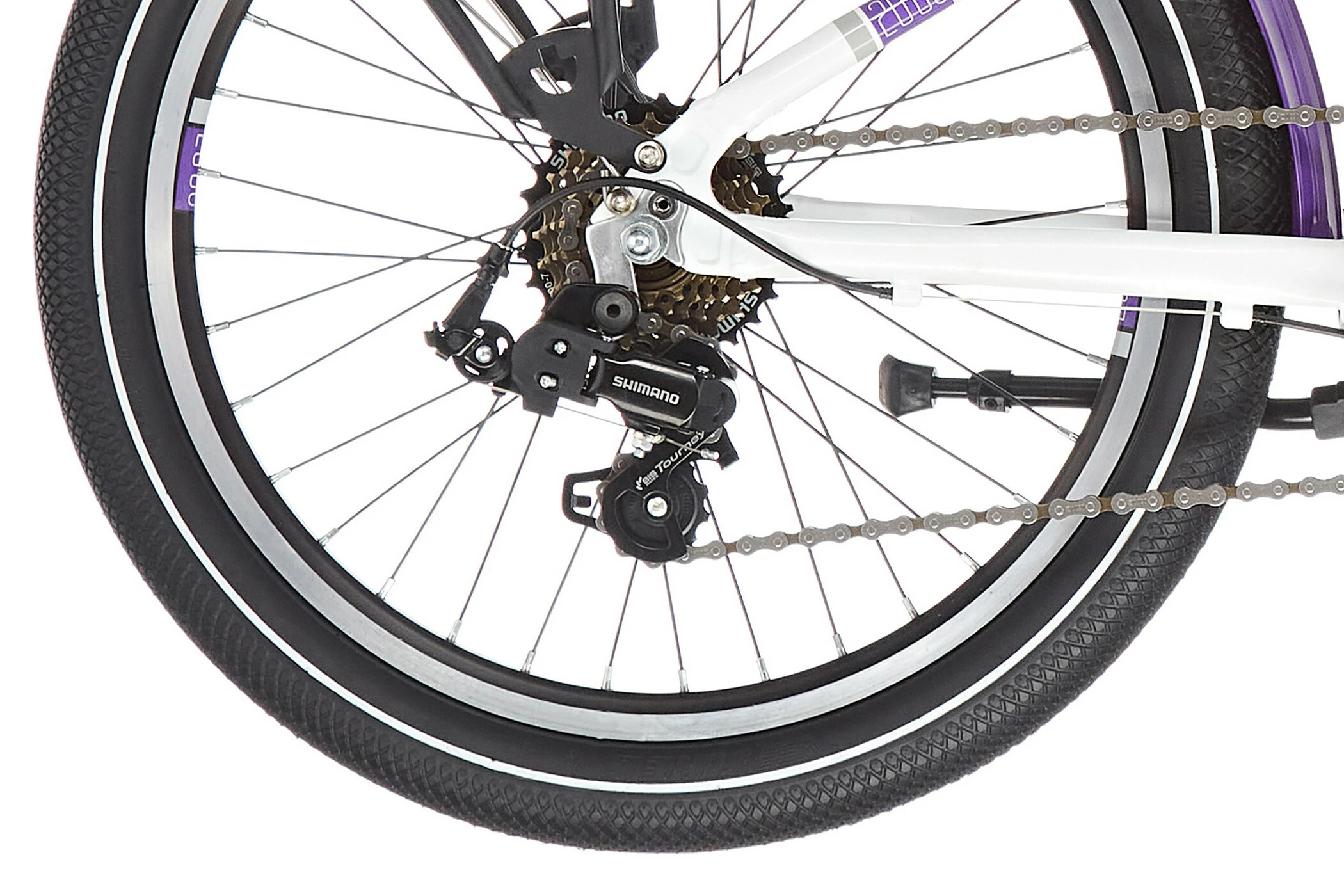 S'COOL S'cool ChiX Twin Alloy 20 7-S Børn, Hvid/violet 9 S'COOL S'cool ChiX Twin Alloy 20 7-S Børn, Hvid/violet - Billede 7