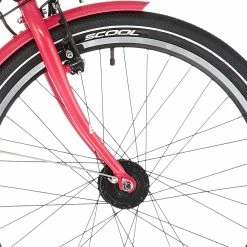 S'COOL S'cool ChiX Twin Alloy 24 21-S Børn, Grå/pink -Vitus Salg scool chix twin alloy 24 21 s kinder blackberry 3