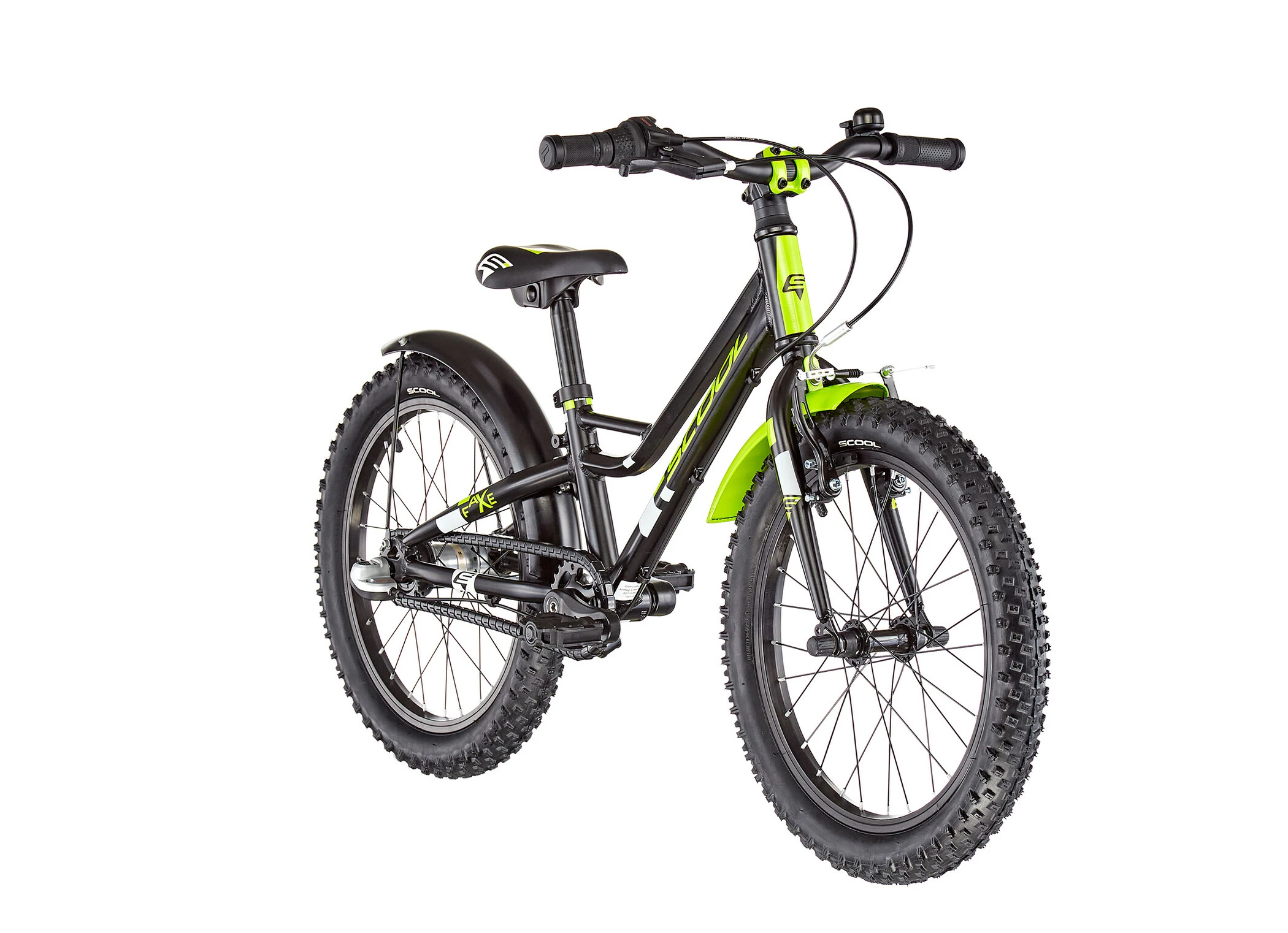 S'COOL S'cool FaXe Alloy 18 3-S Børn, Sort 3 S'COOL S'cool FaXe Alloy 18 3-S Børn, Sort