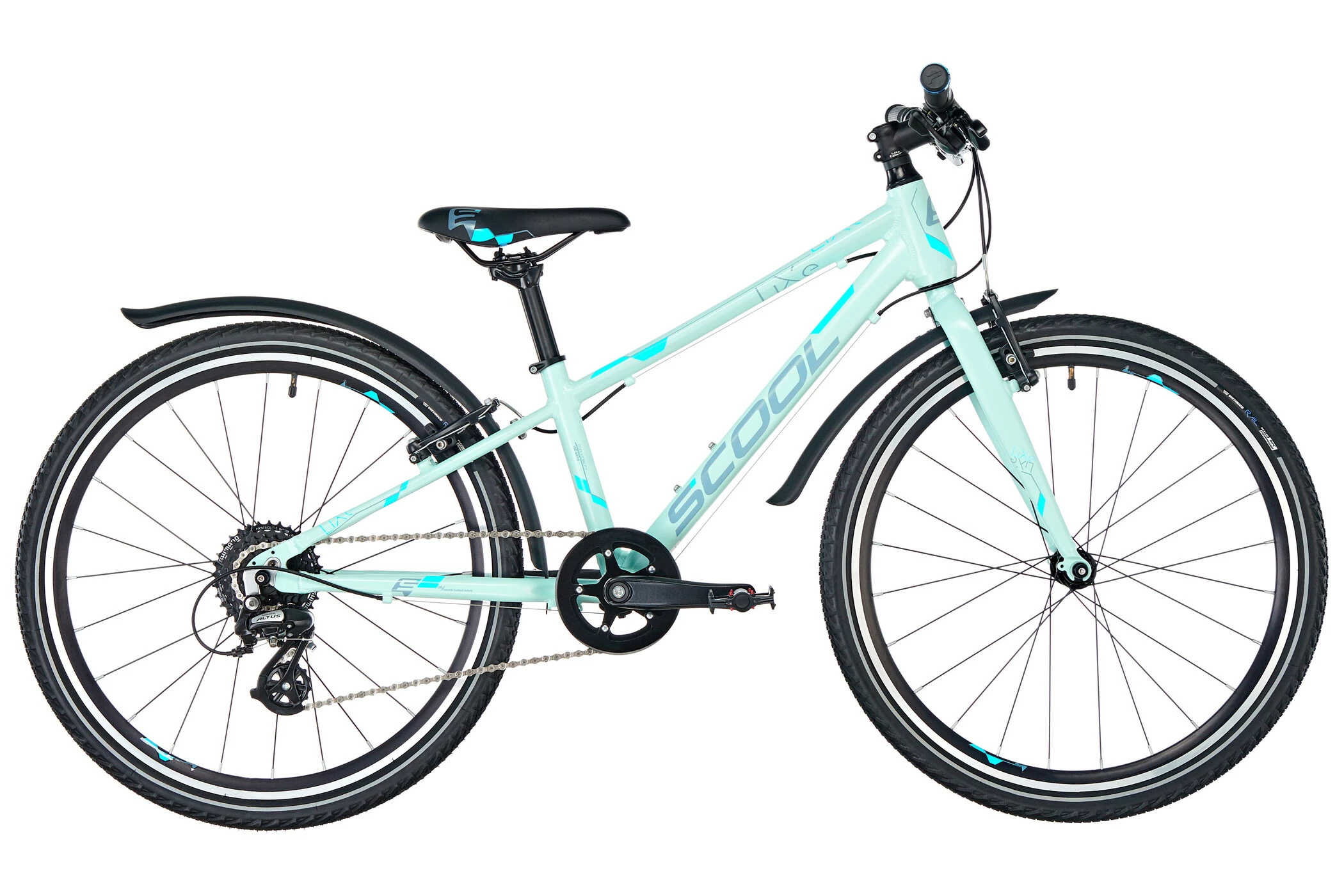 S'COOL S'cool LiXe Race 24 8-S Børn, Turkis 4 S'COOL S'cool LiXe Race 24 8-S Børn, Turkis - Billede 2