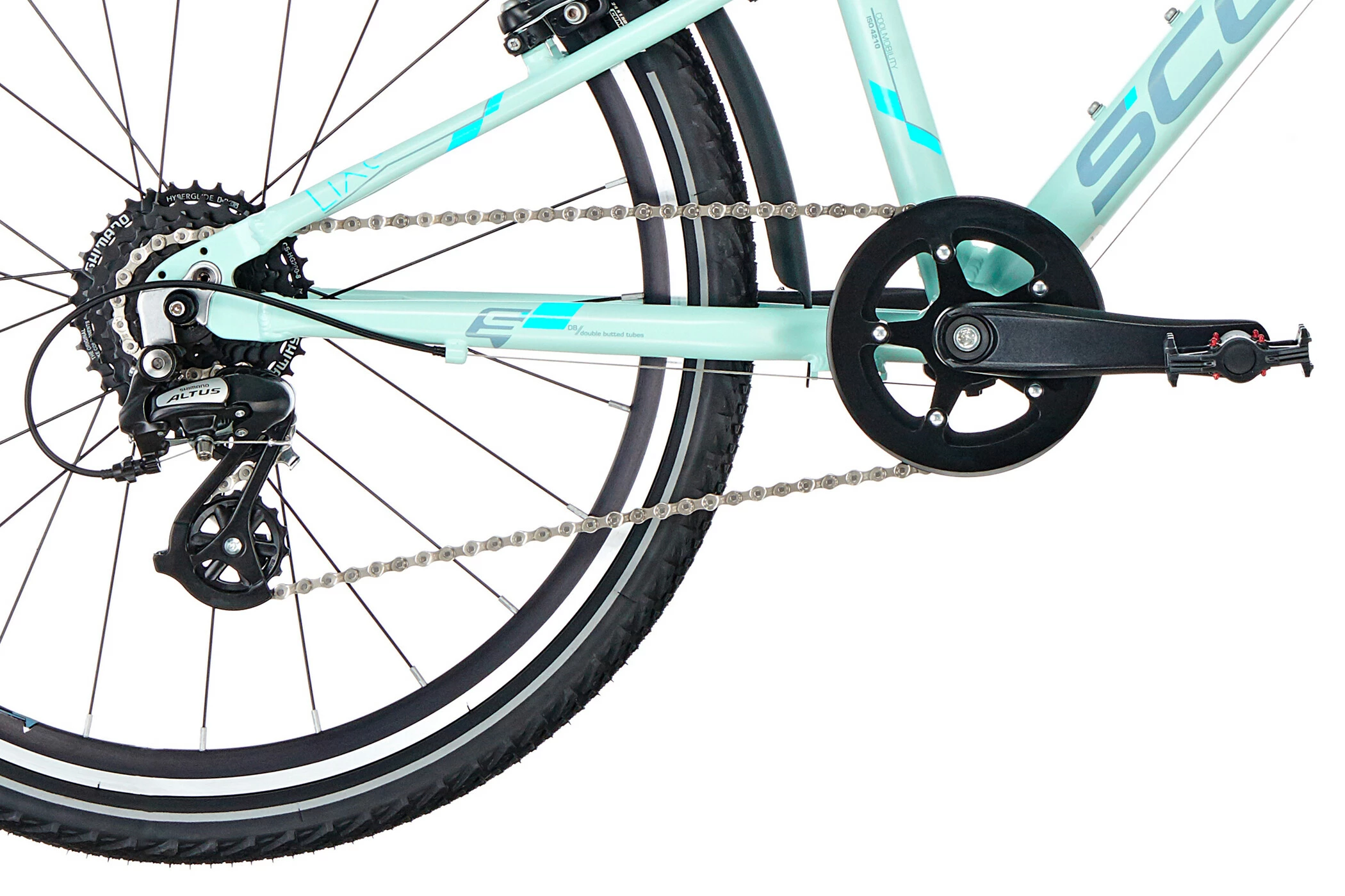 S'COOL S'cool LiXe Race 24 8-S Børn, Turkis 8 S'COOL S'cool LiXe Race 24 8-S Børn, Turkis - Billede 6