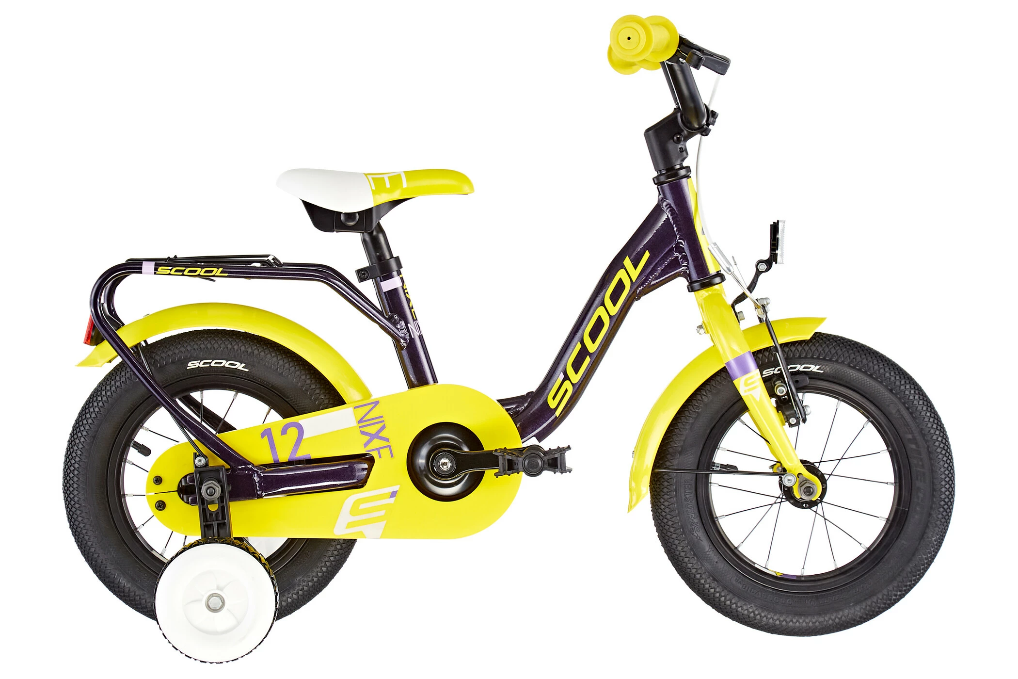 S'COOL S'cool NiXe Alloy 12 Børn, Grå/grøn 4 S'COOL S'cool NiXe Alloy 12 Børn, Grå/grøn - Billede 2