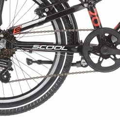 S'COOL S'cool TroX EVO 20 7-S B&oslash;rn, Sort -Vitus Salg scool scool trox evo 20 7 s kinder black grey red 6 1