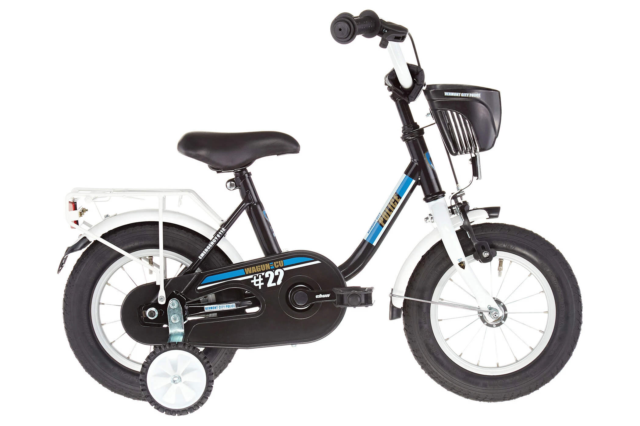 Vermont City Police 12" Børn, Sort 4 Vermont City Police 12" Børn, Sort - Billede 2