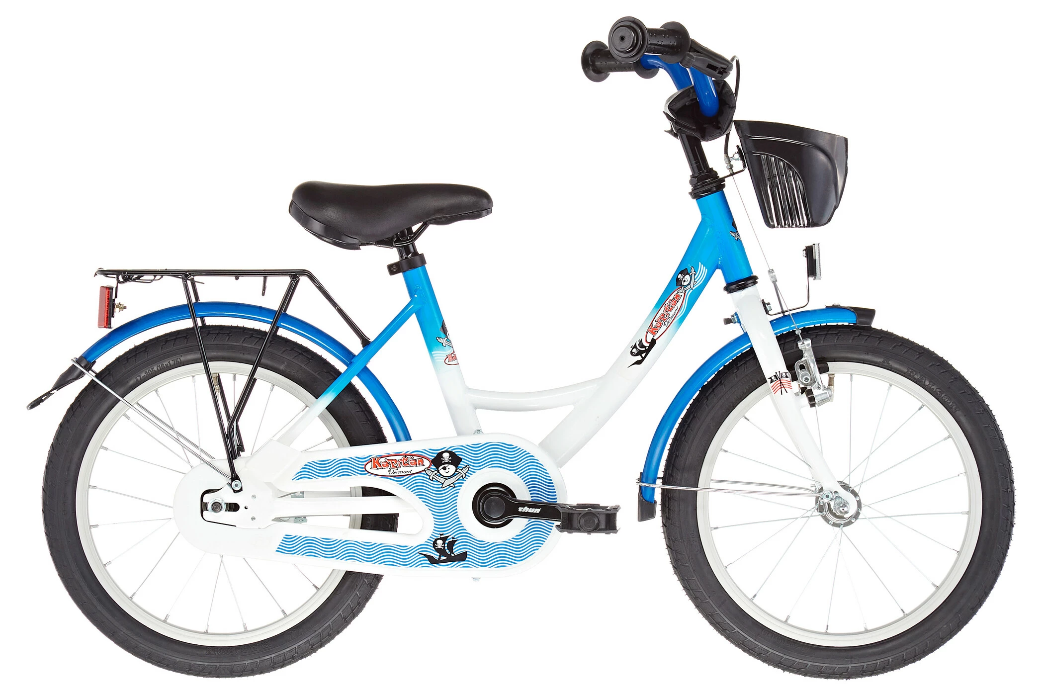 Vermont Kapitän 16" Drenge, Hvid/blå 4 Vermont Kapitän 16" Drenge, Hvid/blå - Billede 2