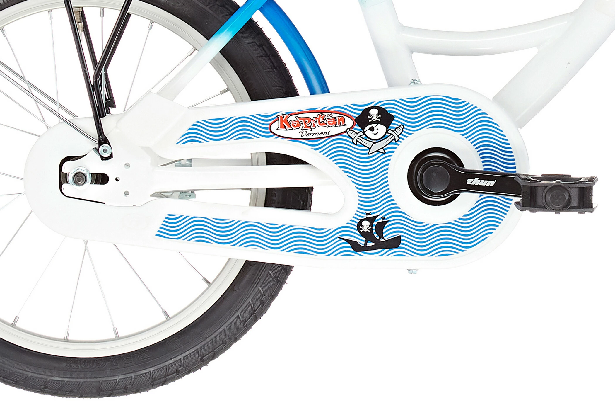 Vermont Kapitän 16" Drenge, Hvid/blå 7 Vermont Kapitän 16" Drenge, Hvid/blå - Billede 5