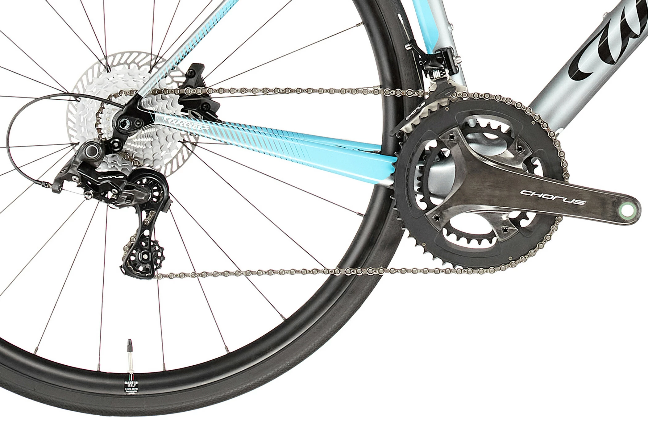 Wilier 0 SL Disc Chprus 2x12, Grå/blå 7 Wilier 0 SL Disc Chprus 2x12, Grå/blå - Billede 6