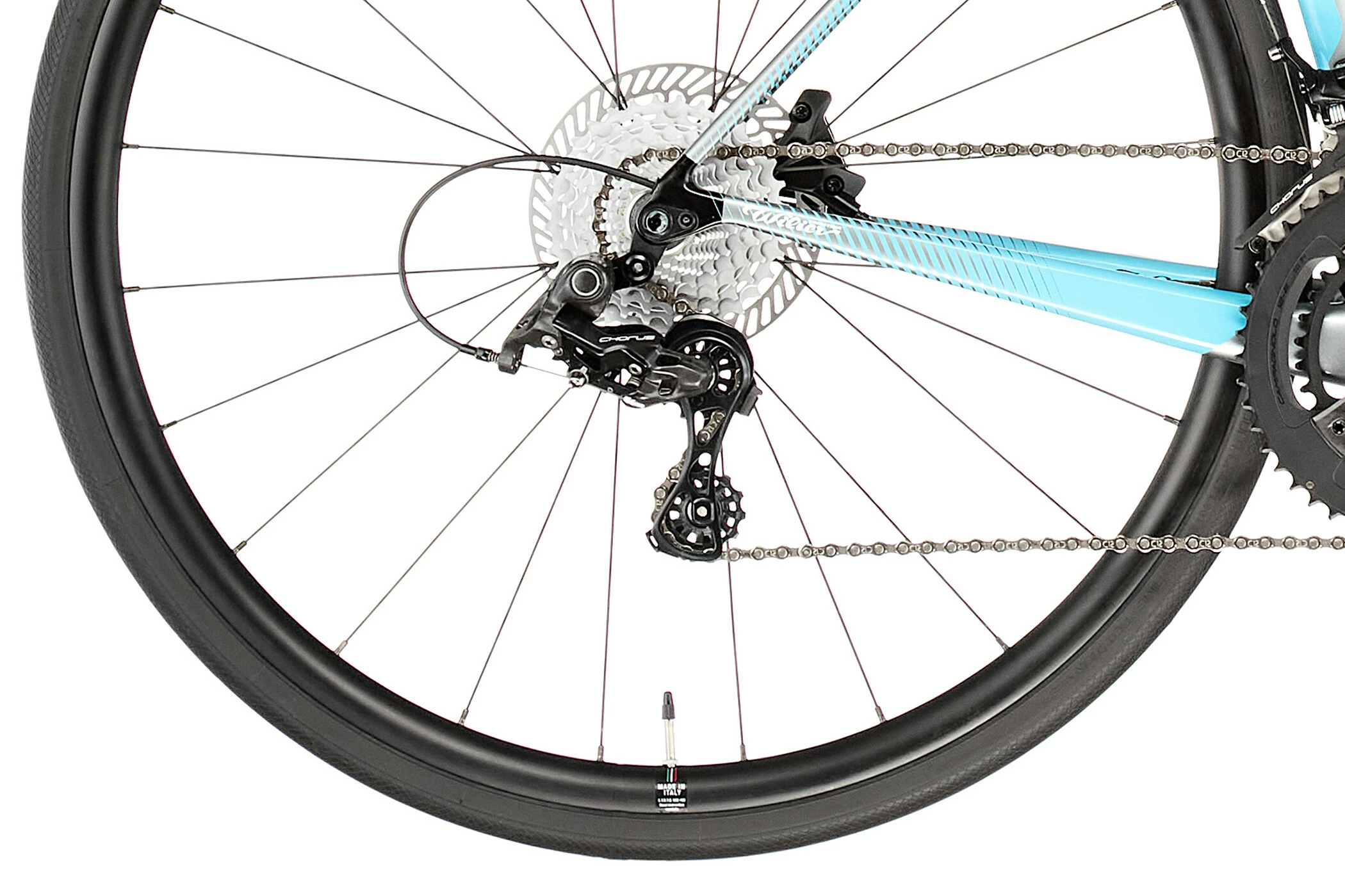 Wilier 0 SL Disc Chprus 2x12, Grå/blå 8 Wilier 0 SL Disc Chprus 2x12, Grå/blå - Billede 7