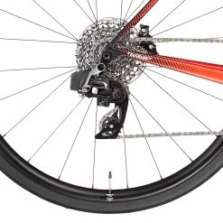 Wilier 0 SL Disc SRAM AXS, Sort/r&oslash;d -Vitus Salg wilier 0 sl disc sram axs black red matte 7